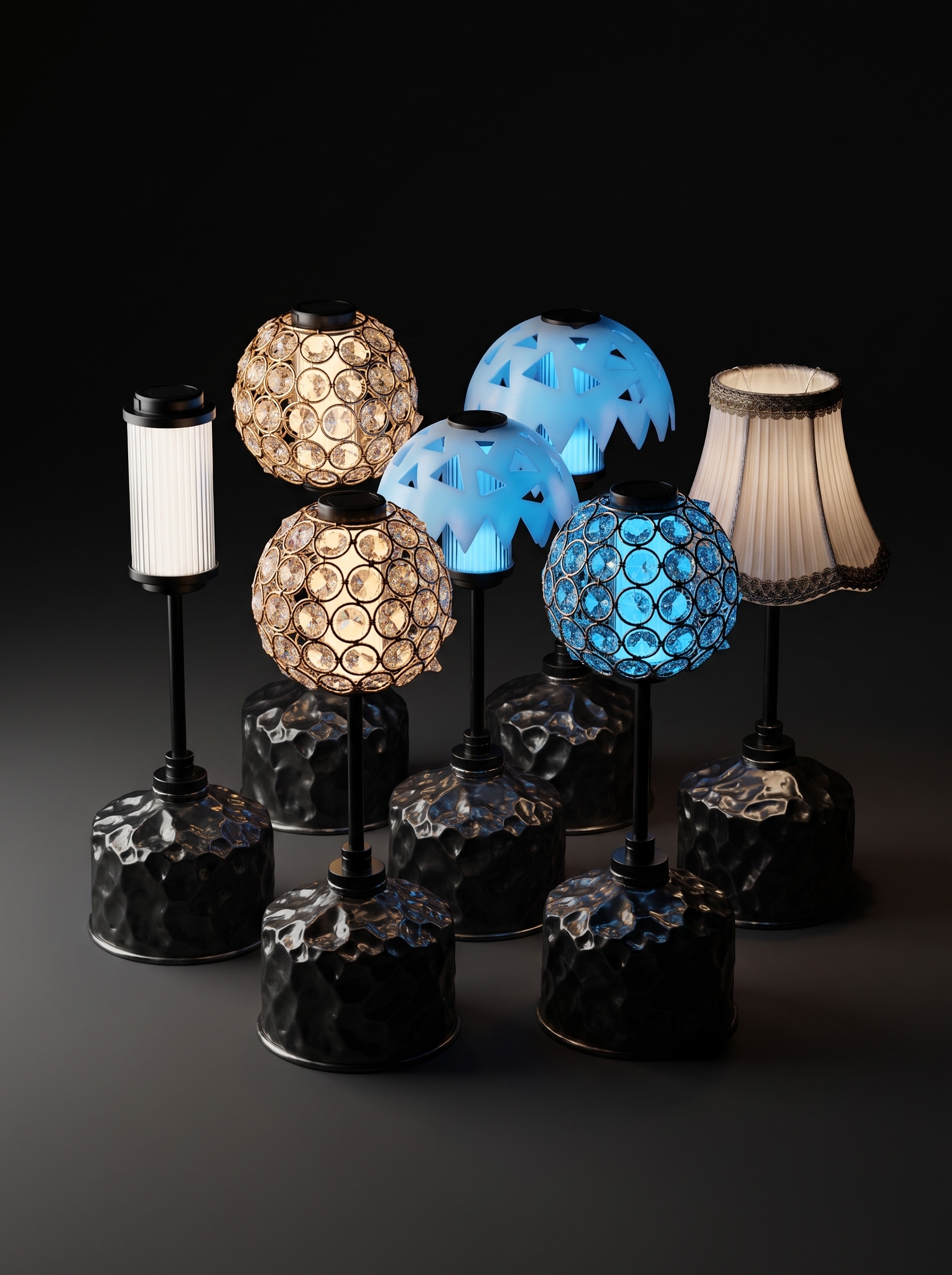 Champazi Soundlight R1 Dynamic Camping Light 200Lm - Blue