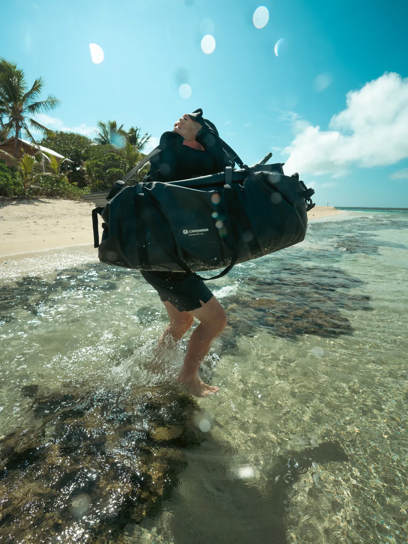 Caribee Expedition Wet Rolls 120 Duffel Bag - Black