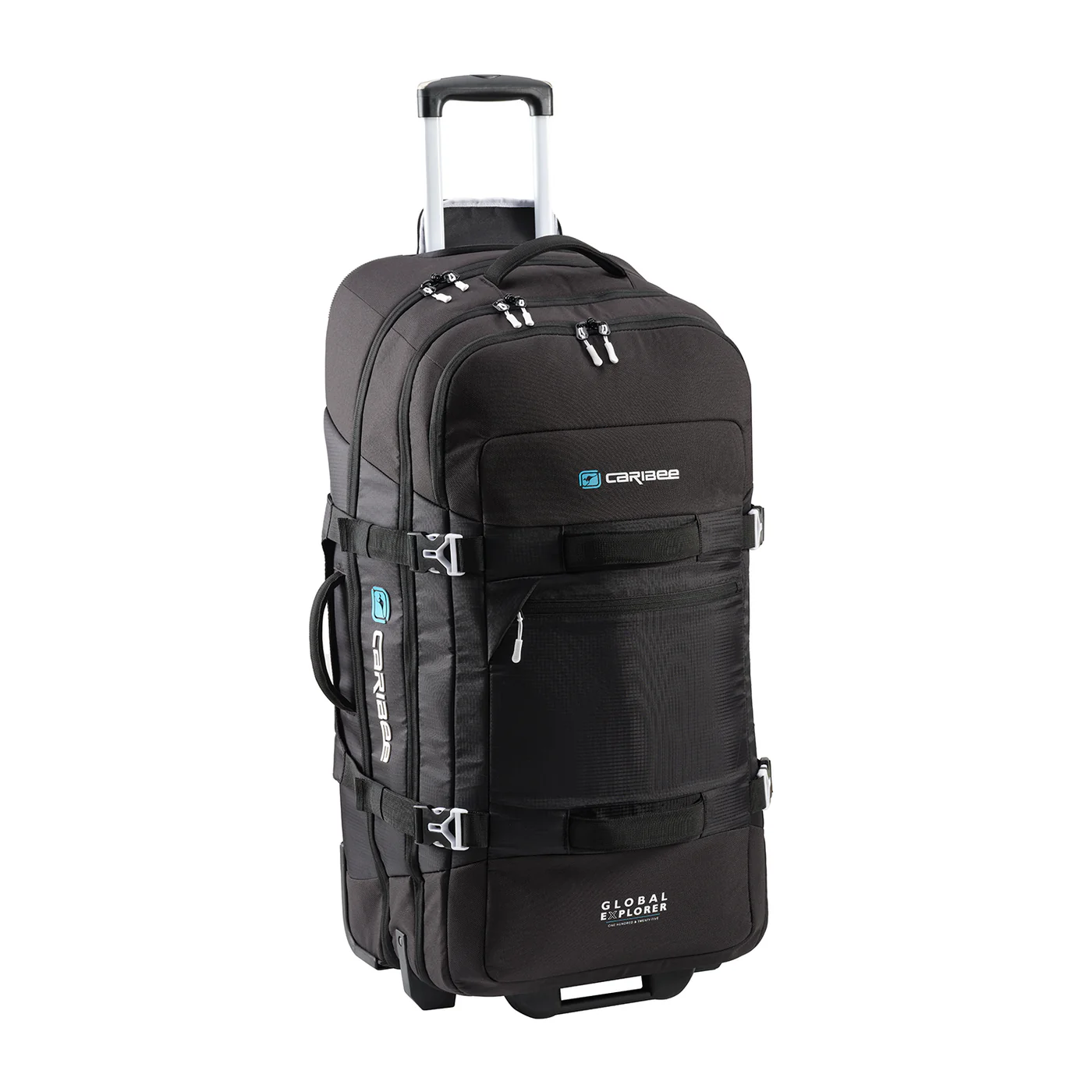 Caribee Global Explorer V2 125L Wheel Travel Luggage - Black