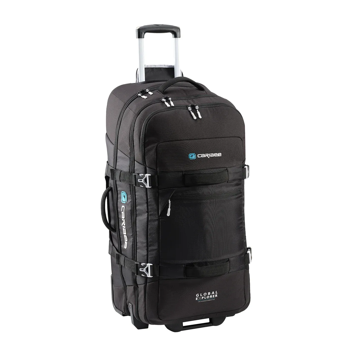 Caribee Global Explorer V2 125L Wheel Travel Luggage Black
