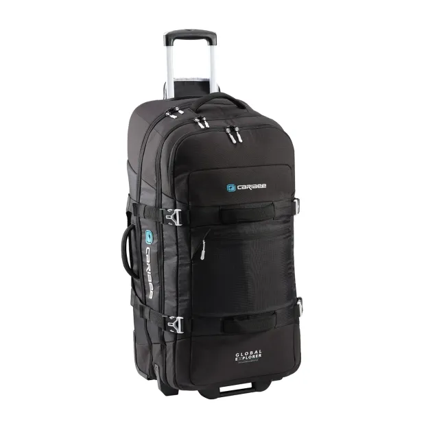 Caribee Global Explorer V2 125L Wheel Travel Luggage - Black