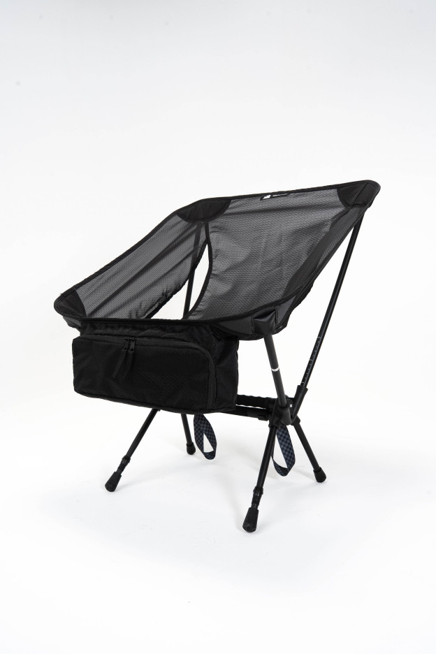 Goritta Works 2-in-1 Lightweight Chair with Trekking Poles - Black