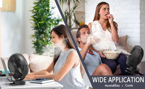 OPOLAR Cooling Misting Fan Clip On Fan | 10000mAh 8 Inch-Goritta Works Sdn. Bhd. 202501017603 (1619017-X)