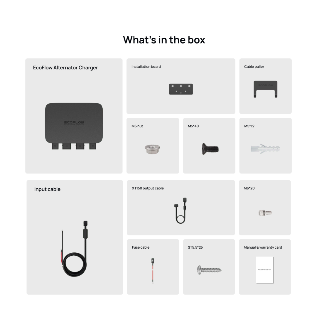EcoFlow 800w Alternator Charger