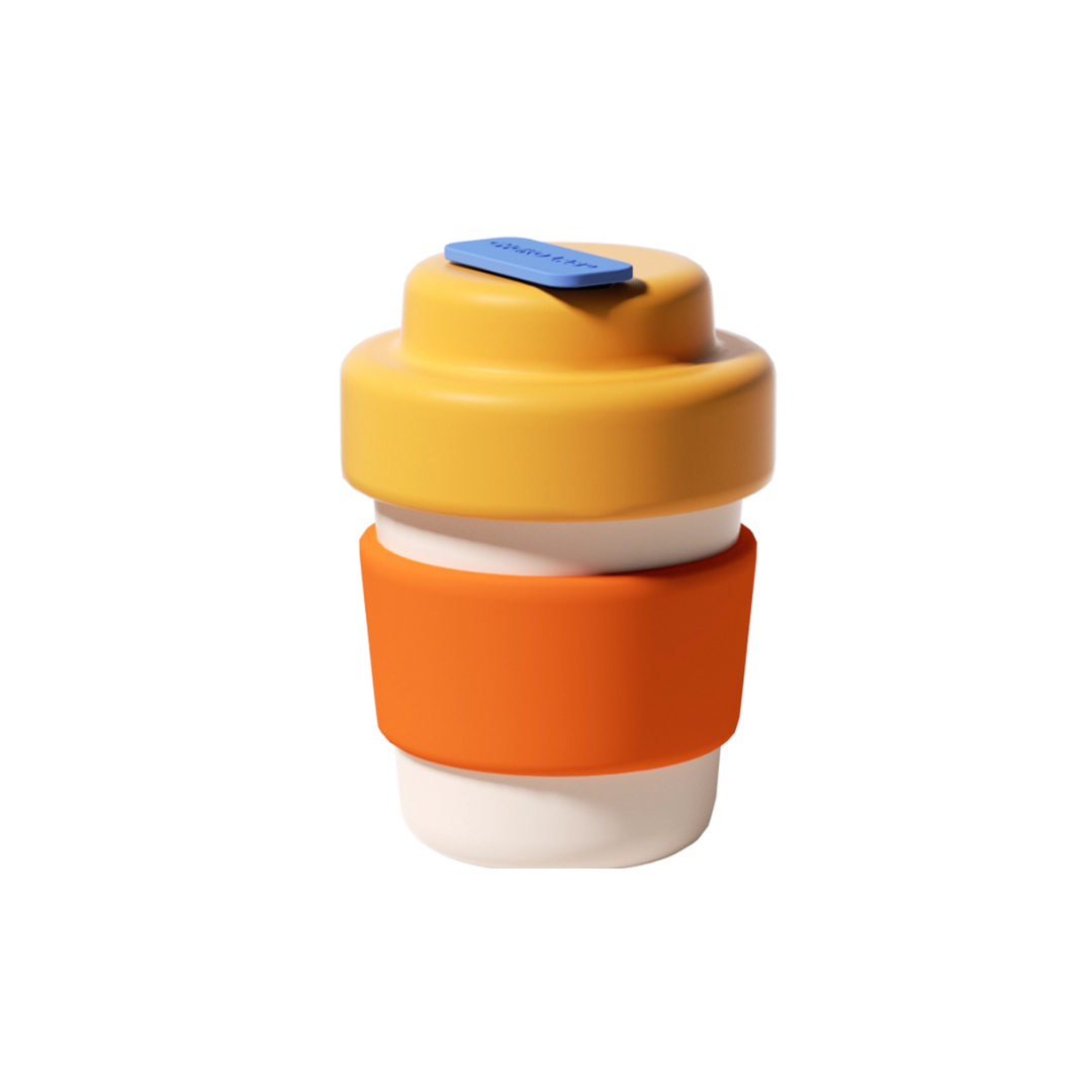 CHAKO LAB Ceramic Coffee Cup - Orange