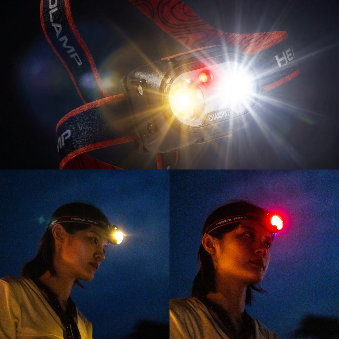 Champazi Rechargeable Sensor Headlamp - 200LM 
