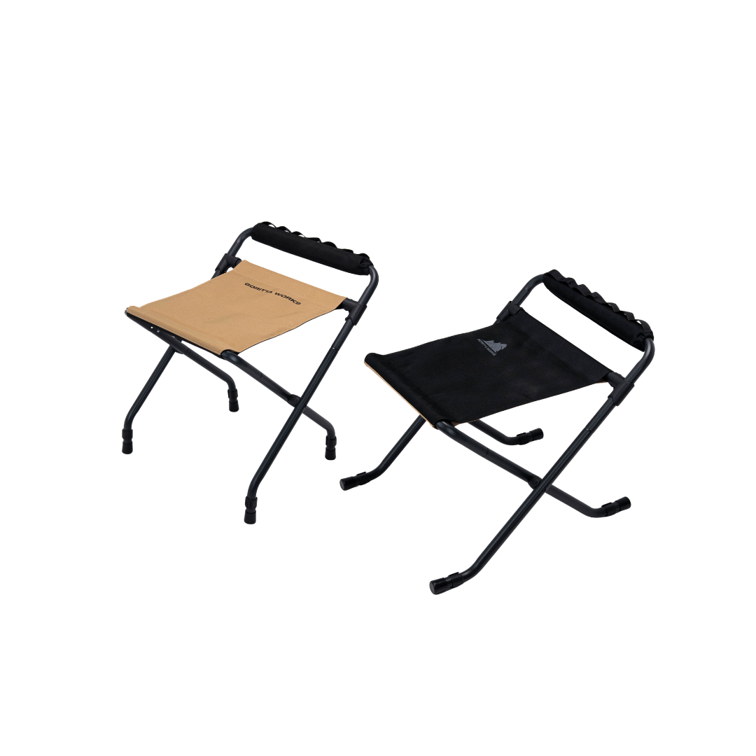 Goritta Works BBQ Chair | 2-in-1 Dual Color (Black / Coyote Tan) Height-Adjustable