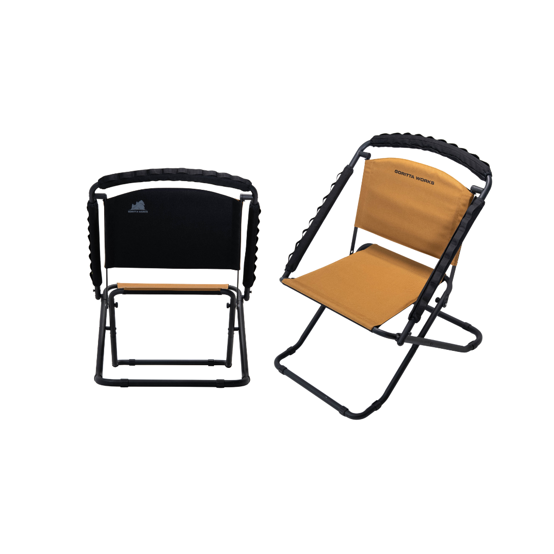Goritta Works CEO High Chair | 2-in-1 Dual Color (Black / Coyote Tan) Height-Adjustable