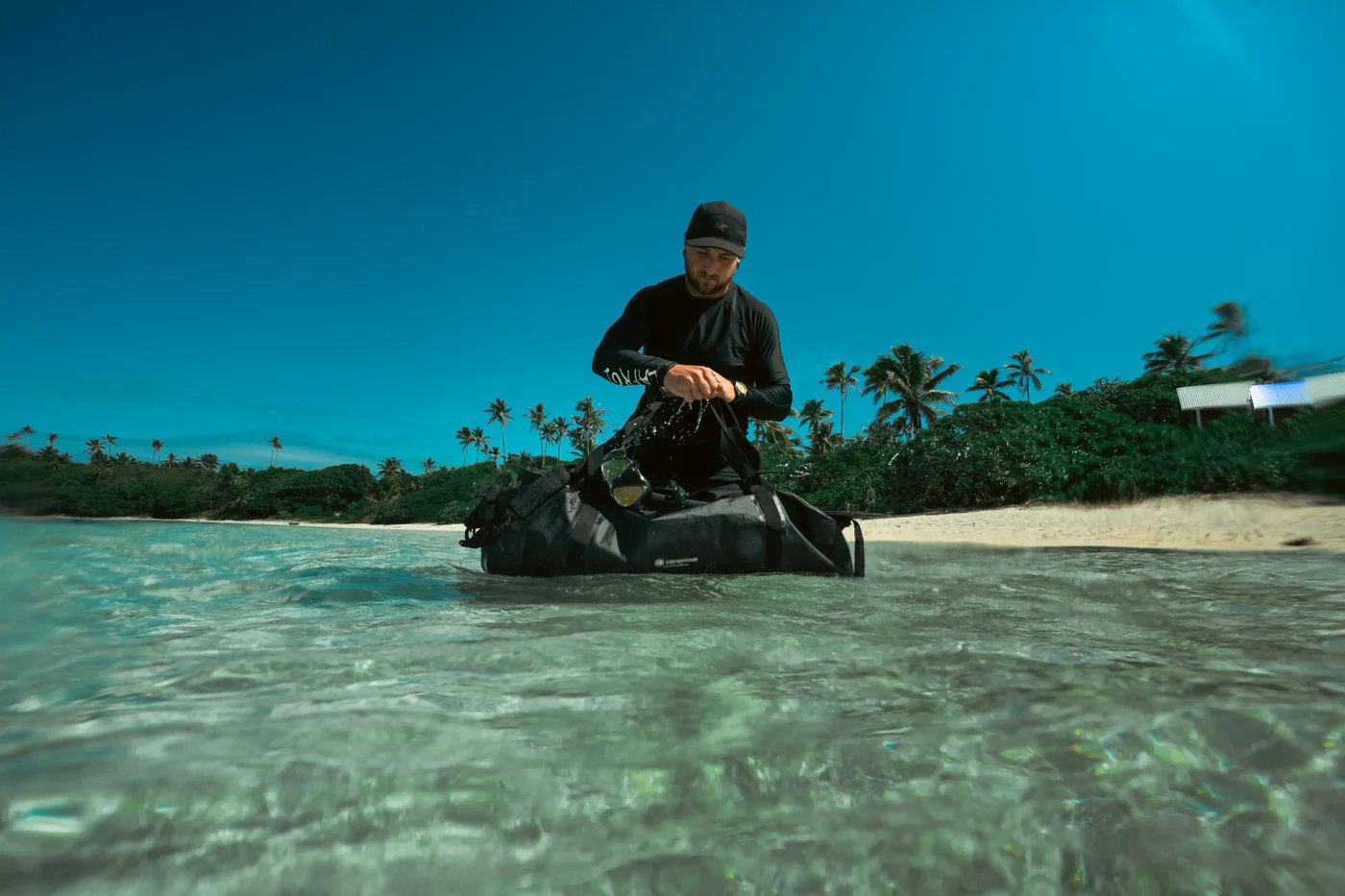 Caribee Expedition Wet Rolls 50 Duffel Bag - Black