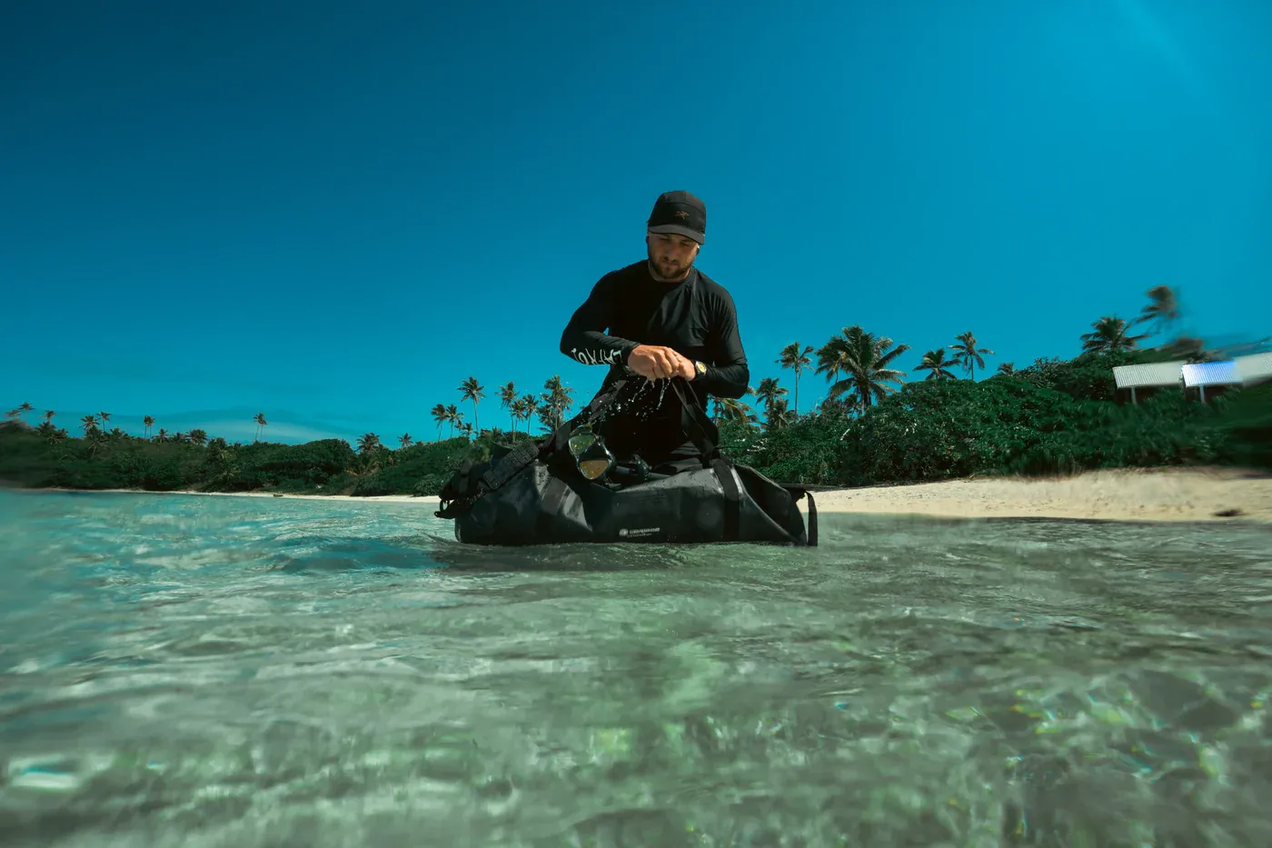 Caribee Expedition Wet Rolls 50 Duffel Bag - Black