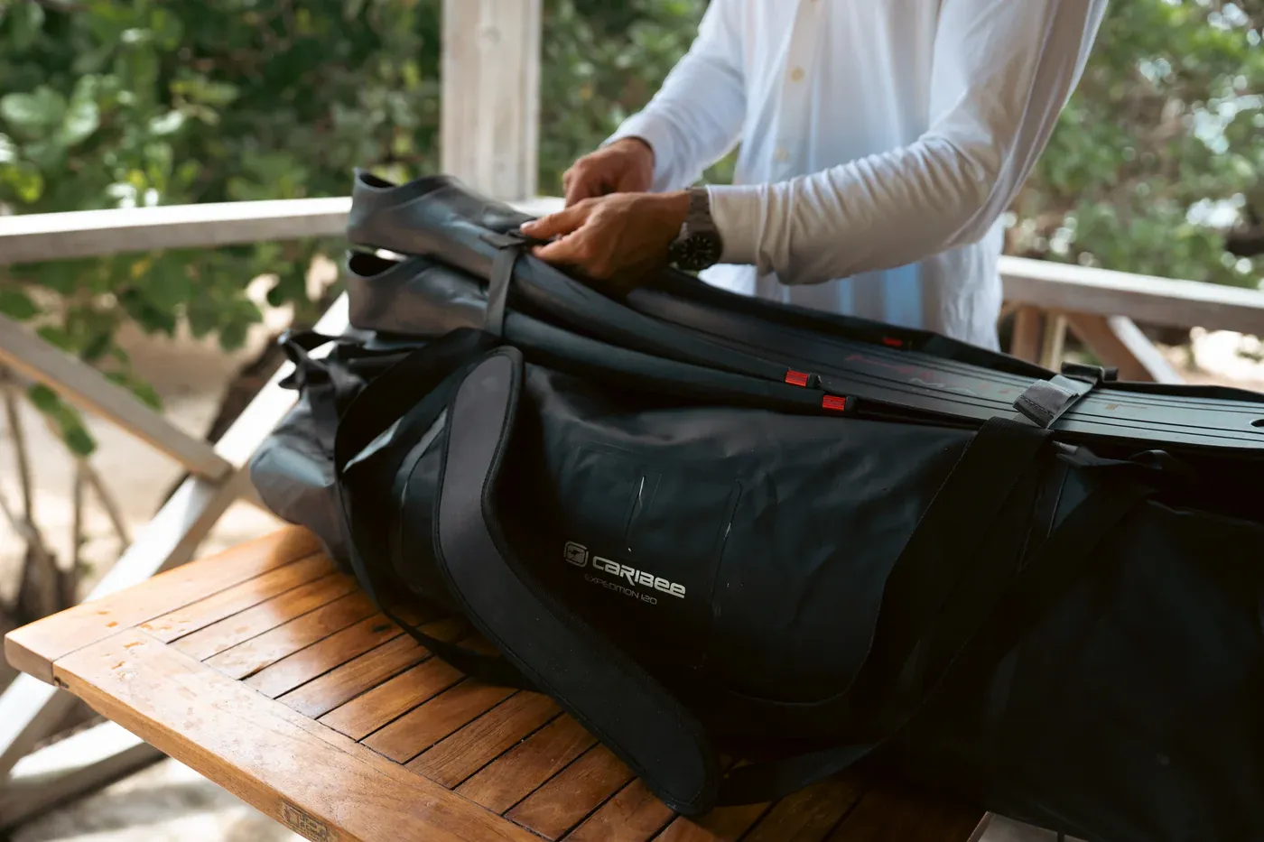 Caribee Expedition Wet Rolls 120 Duffel Bag - Black