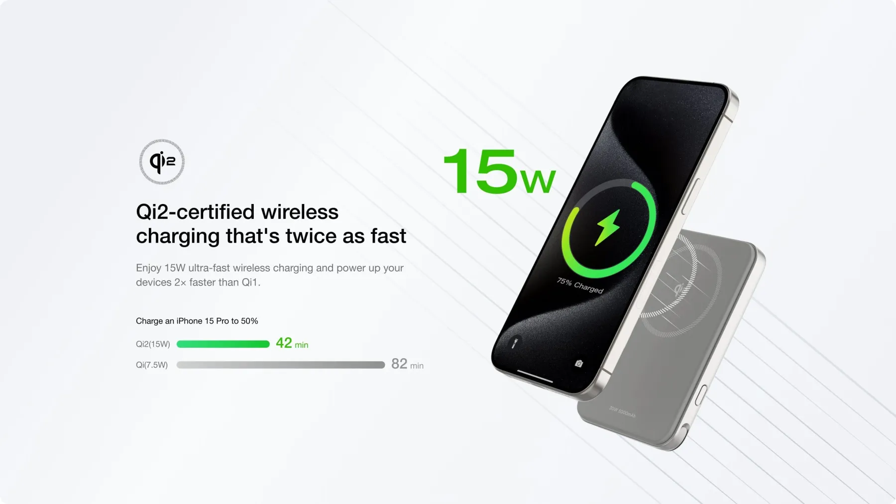 EcoFlow RAPID Magnetic Power Bank 10000mAh -Silver