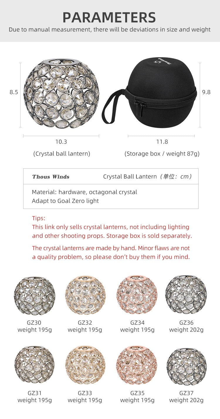 Thous Winds Goal Zero Light Crystal Ball GZ30 - Transparent-Goritta Works Sdn. Bhd. 202501017603 (1619017-X)