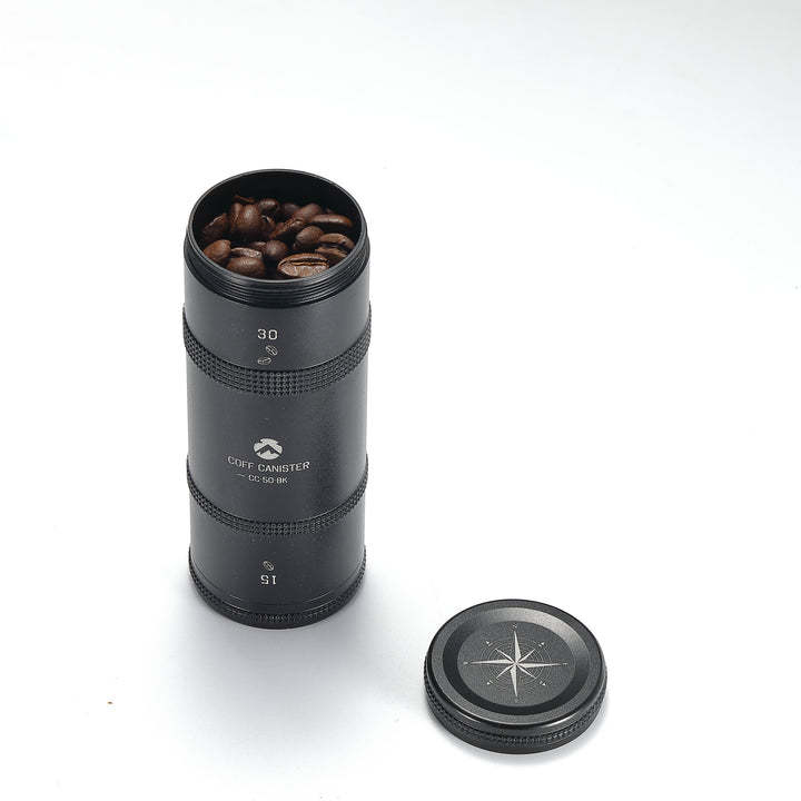 Campingmoon CC-50-BK Coffee Beans Container Black - Small