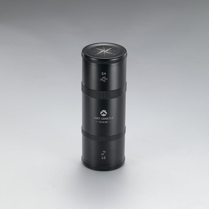 Campingmoon CC-50-BK Coffee Beans Container Black - Medium