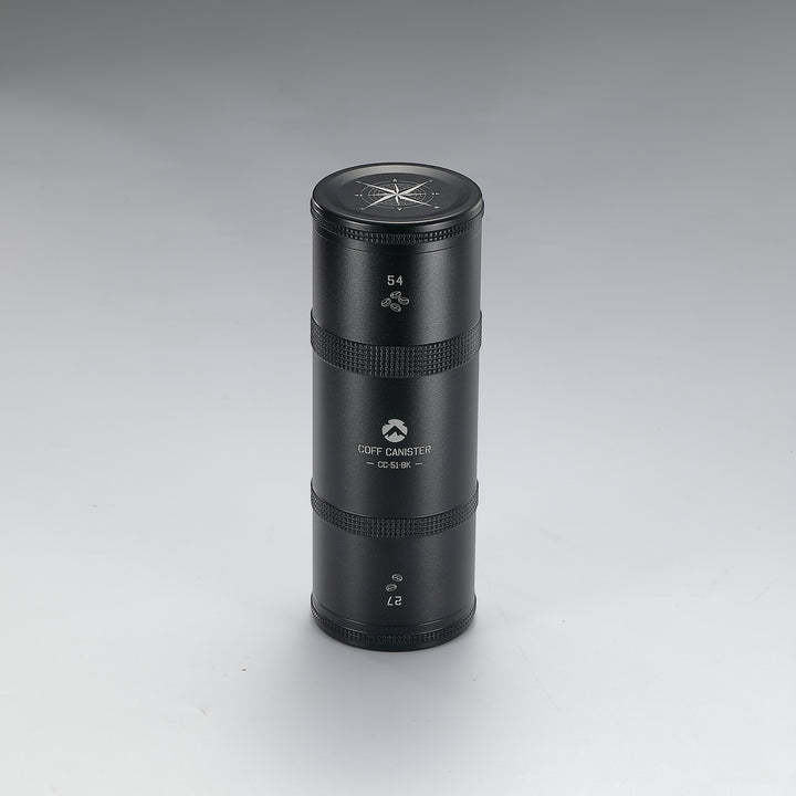 Campingmoon CC-50-BK Coffee Beans Container Black - Medium