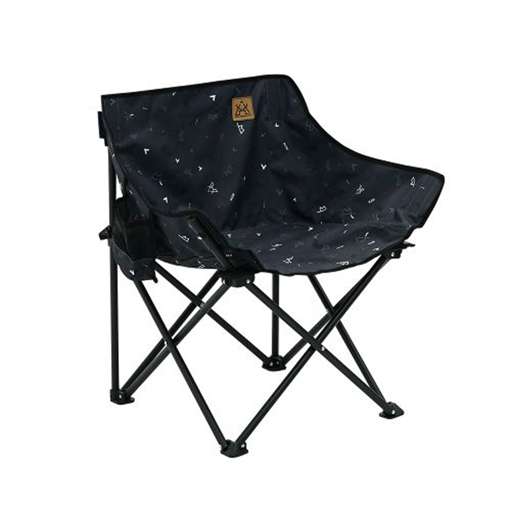 KZM Monogram Hygee Chair - Black-Goritta Works Sdn. Bhd. 202501017603 (1619017-X)