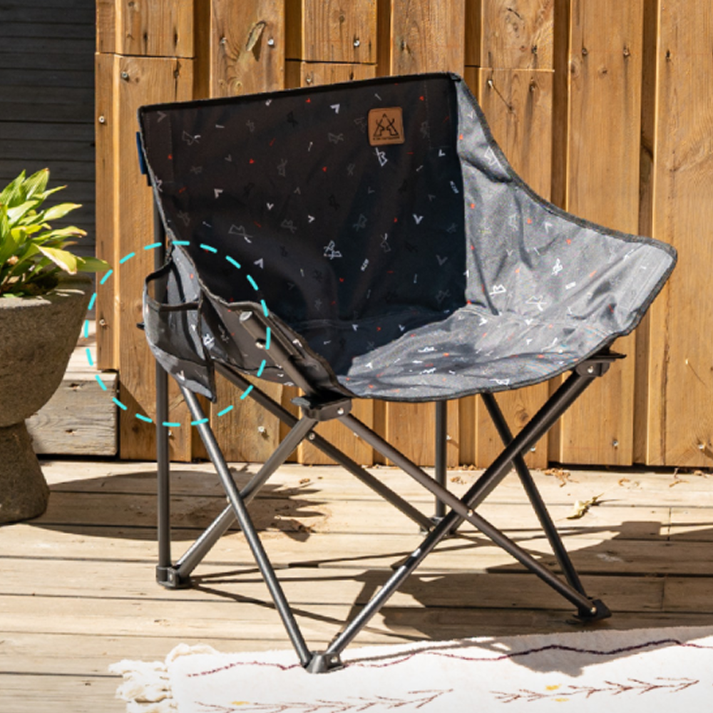 KZM Monogram Hygee Chair - Black-Goritta Works Sdn. Bhd. 202501017603 (1619017-X)