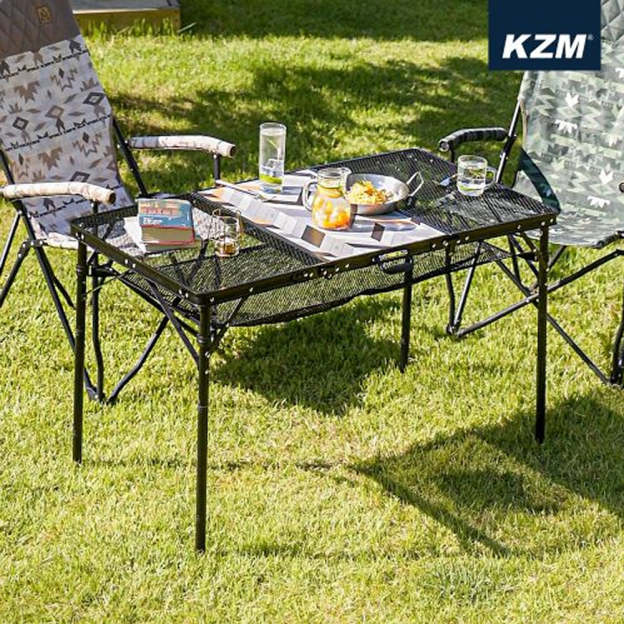 KZM Union Iron Mesh 3 Folding Table-Goritta Works Sdn. Bhd. 202501017603 (1619017-X)