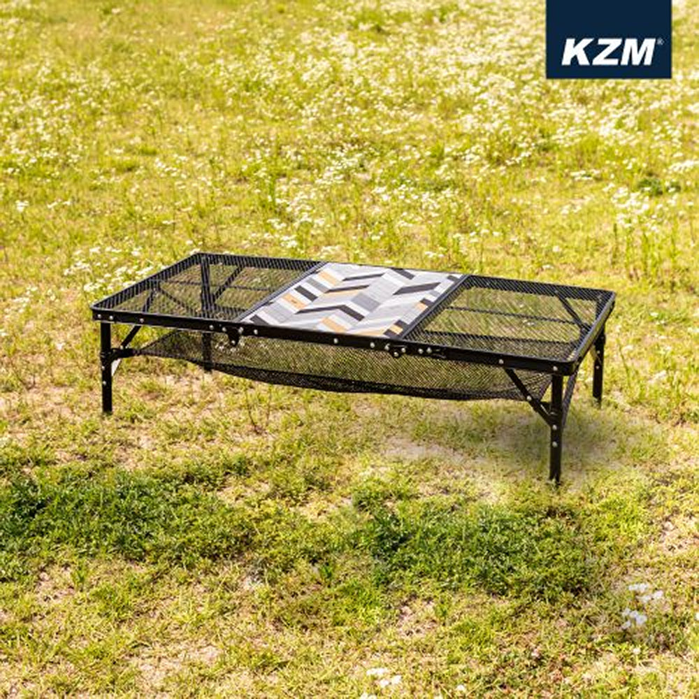 KZM Union Iron Mesh 3 Folding Table-Goritta Works Sdn. Bhd. 202501017603 (1619017-X)