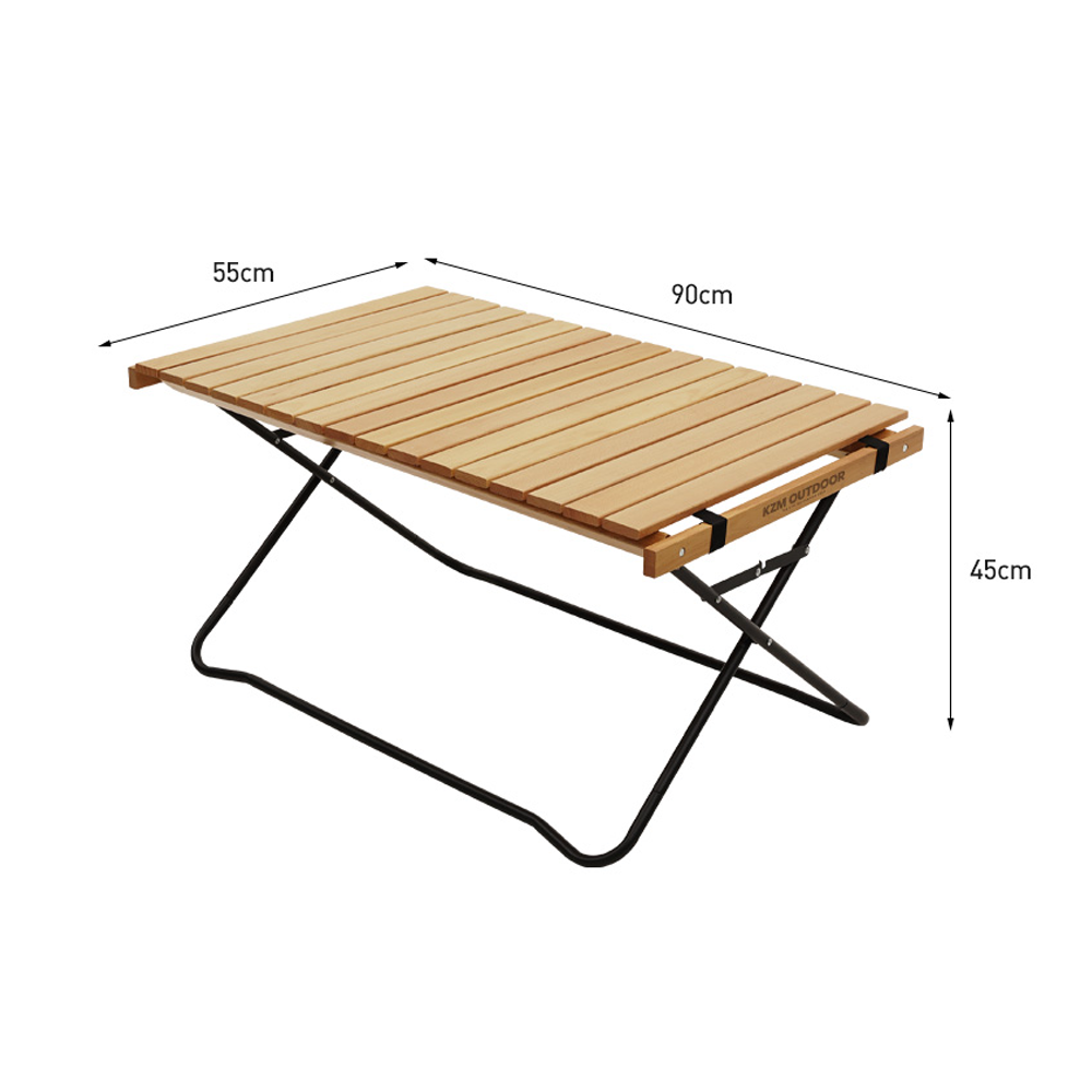 KZM Winsome Wood Roll Up Table-Goritta Works Sdn. Bhd. 202501017603 (1619017-X)
