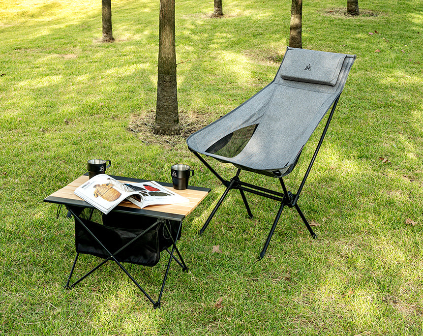 KZM Schwyz high Lightweight chair - Black-Goritta Works Sdn. Bhd. 202501017603 (1619017-X)