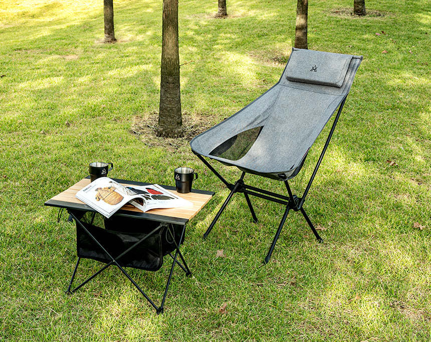 KZM Schwyz high Lightweight chair - Black-Goritta Works Sdn. Bhd. 202501017603 (1619017-X)