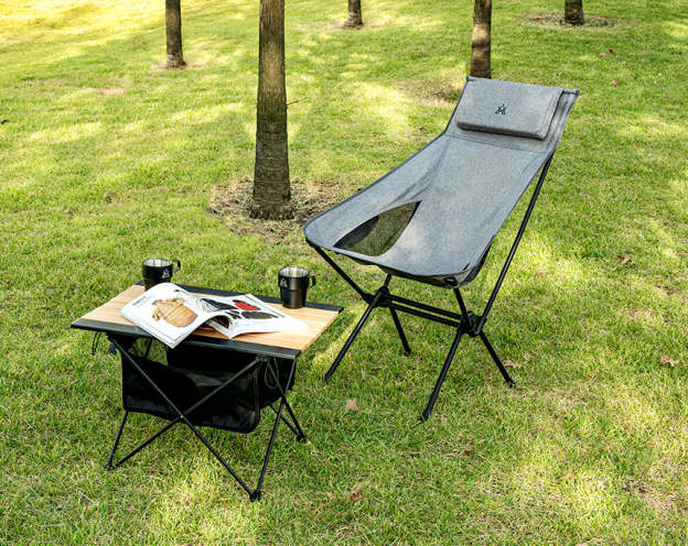 KZM Schwyz high Lightweight chair - Black-Goritta Works Sdn. Bhd. 202501017603 (1619017-X)