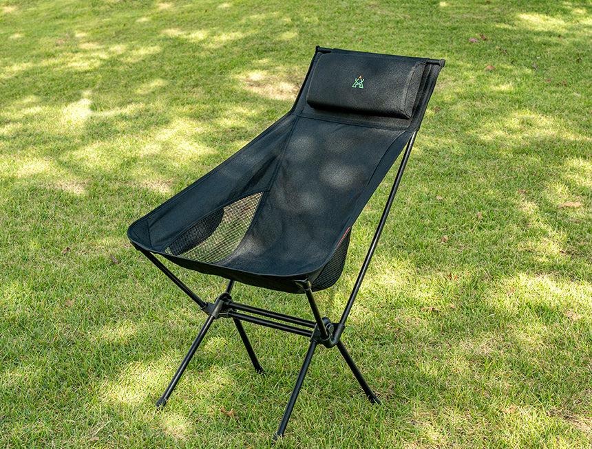 KZM Schwyz high Lightweight chair - Black-Goritta Works Sdn. Bhd. 202501017603 (1619017-X)