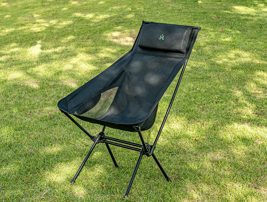 KZM Schwyz high Lightweight chair - Black-Goritta Works Sdn. Bhd. 202501017603 (1619017-X)