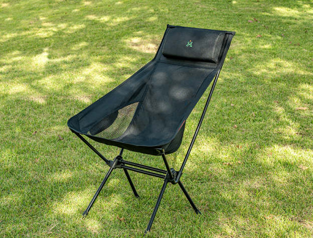 KZM Schwyz high Lightweight chair - Black-Goritta Works Sdn. Bhd. 202501017603 (1619017-X)