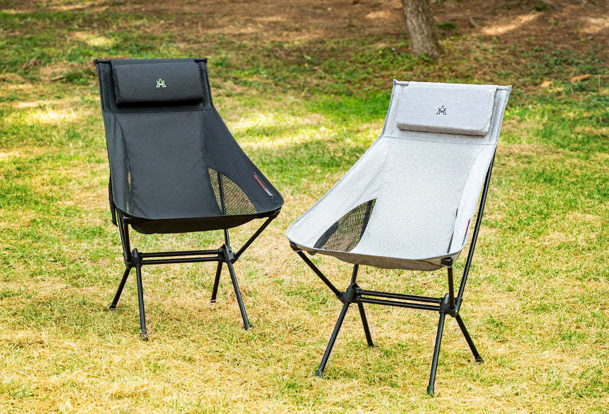 KZM Schwyz high Lightweight chair - Black-Goritta Works Sdn. Bhd. 202501017603 (1619017-X)