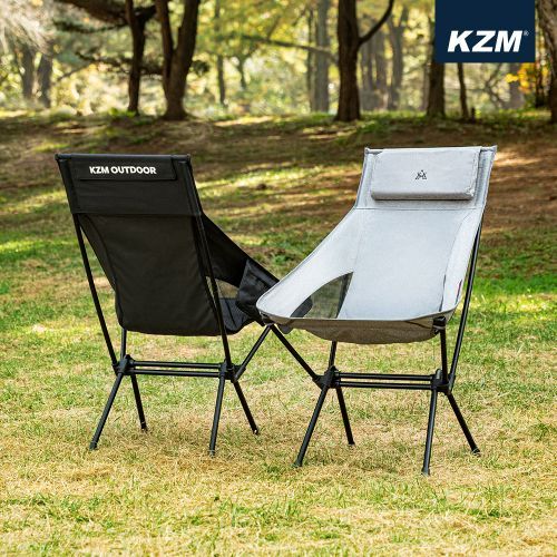 KZM Schwyz high Lightweight chair - Black-Goritta Works Sdn. Bhd. 202501017603 (1619017-X)