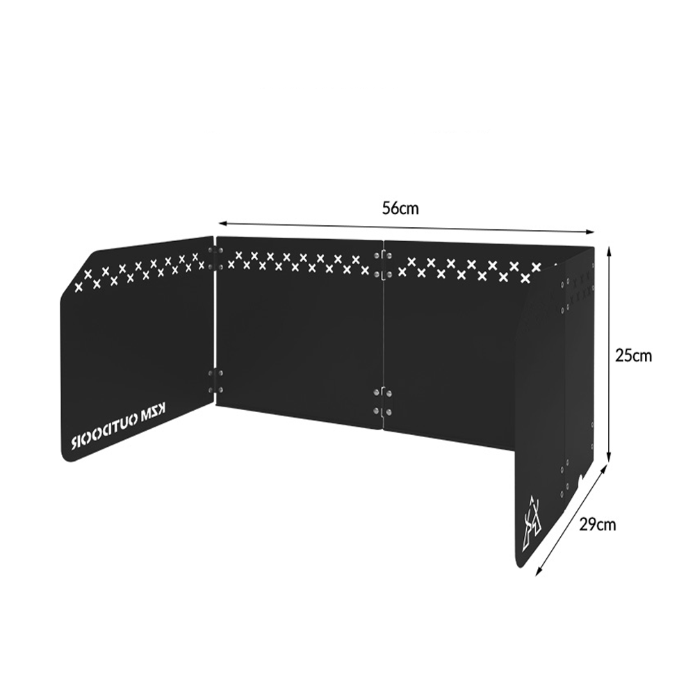 KZM Viento Wind Shield S - Black-Goritta Works Sdn. Bhd. 202501017603 (1619017-X)