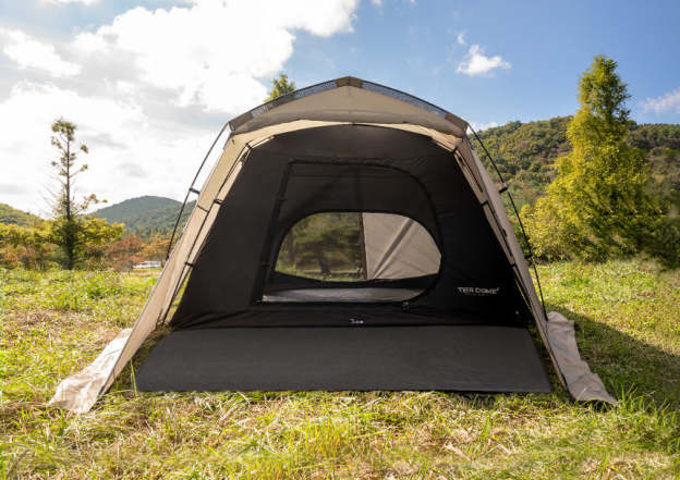 KZM Tier Dome GT Cream 3-4 person tent-Goritta Works Sdn. Bhd. 202501017603 (1619017-X)