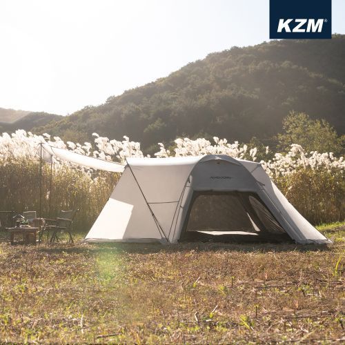 KZM Acro Dome Edge Beige 3-4 person tent-Goritta Works Sdn. Bhd. 202501017603 (1619017-X)