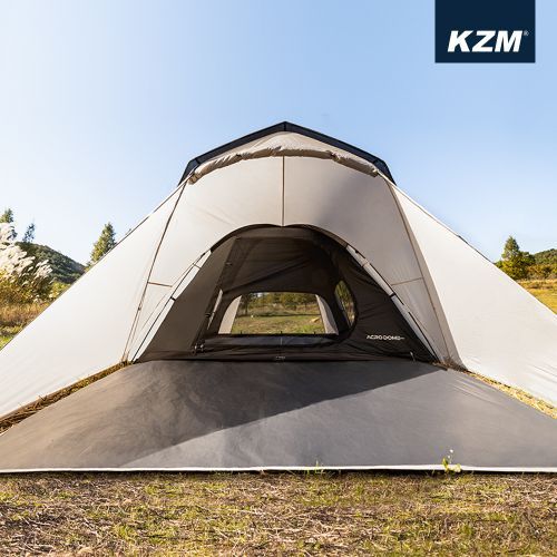 KZM Acro Dome Edge Beige 3-4 person tent-Goritta Works Sdn. Bhd. 202501017603 (1619017-X)