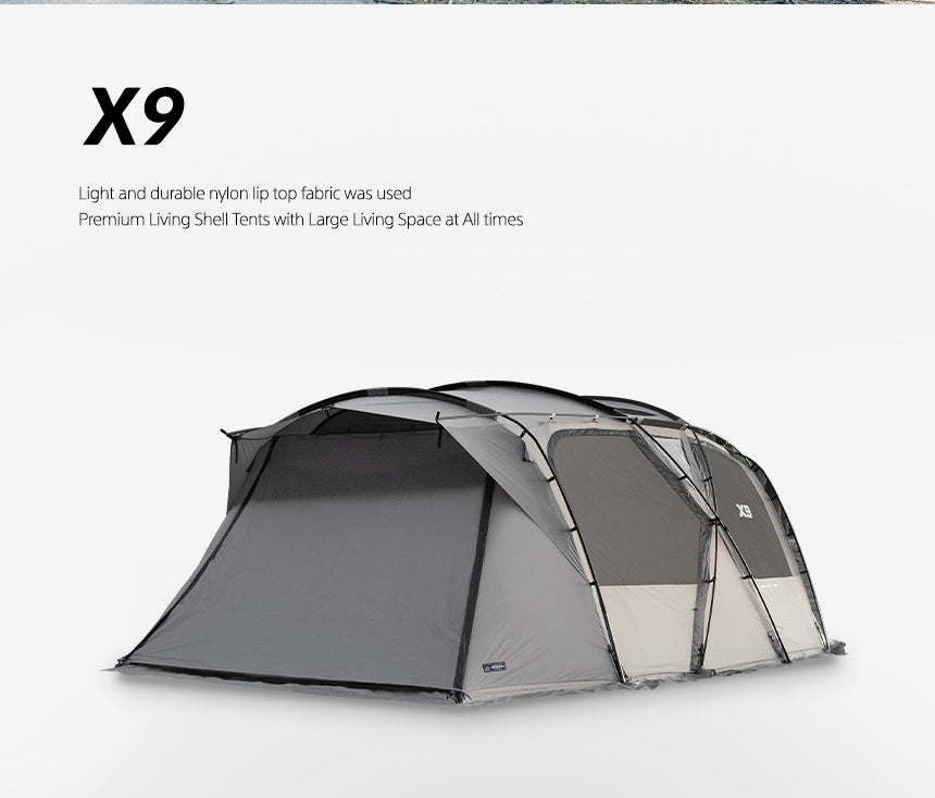 KZM X9 4-5 person tent-Goritta Works Sdn. Bhd. 202501017603 (1619017-X)