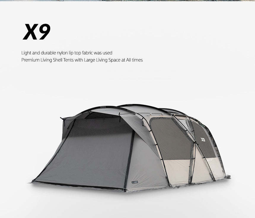 KZM X9 4-5 person tent-Goritta Works Sdn. Bhd. 202501017603 (1619017-X)