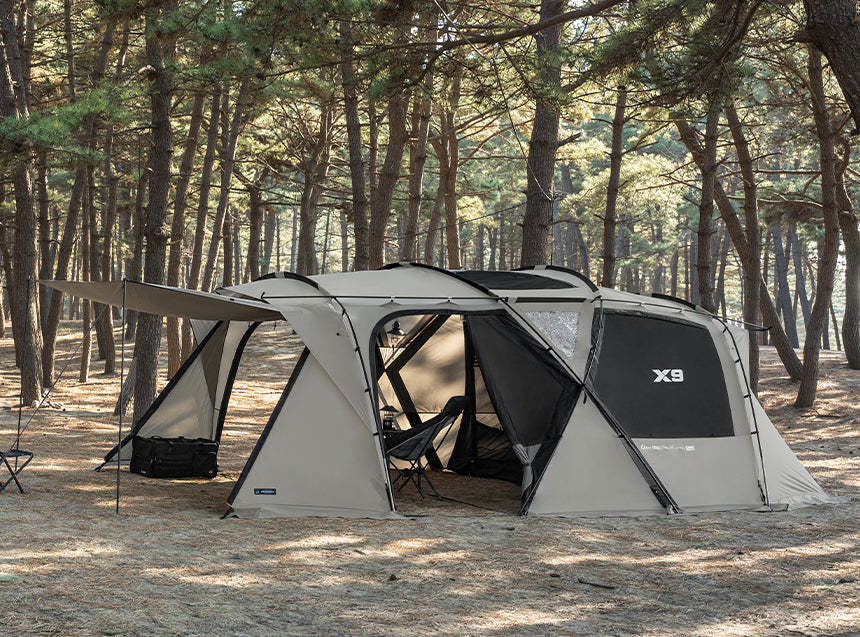 KZM X9 4-5 person tent-Goritta Works Sdn. Bhd. 202501017603 (1619017-X)