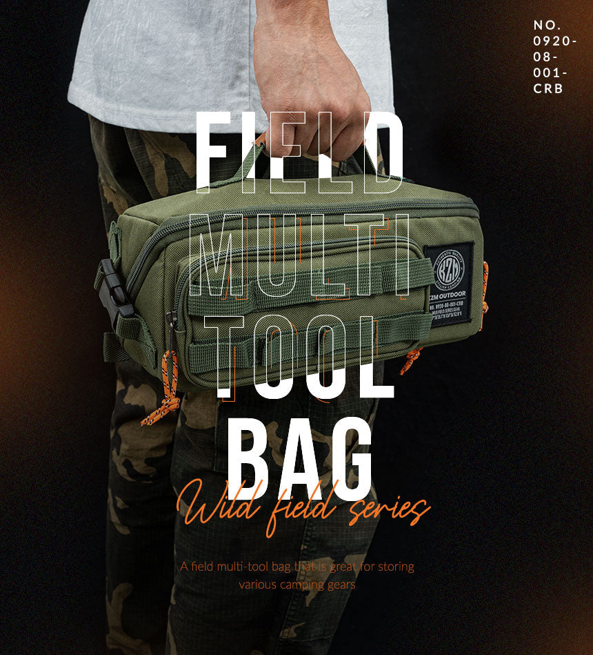 KZM Field Multi Tool Bag - Black