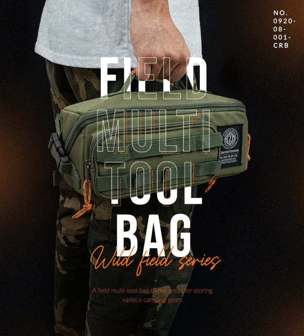 KZM Field Multi Tool Bag - Black