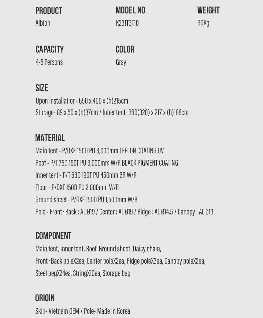 KZM Albion Tent-Goritta Works Sdn. Bhd. 202501017603 (1619017-X)