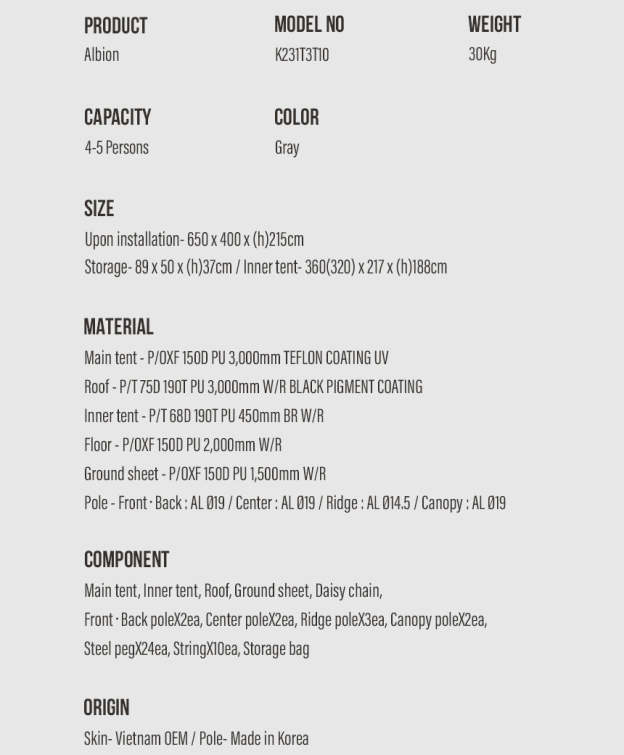 KZM Albion Tent-Goritta Works Sdn. Bhd. 202501017603 (1619017-X)