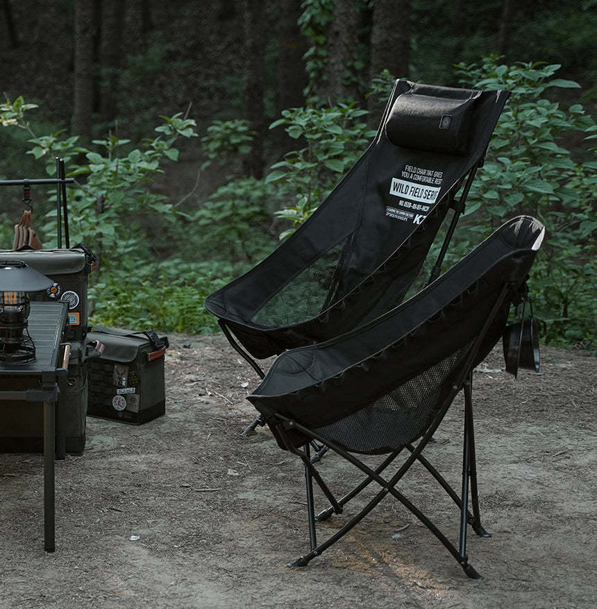KZM Field Trekker Chair Low - Khaki-Goritta Works Sdn. Bhd. 202501017603 (1619017-X)