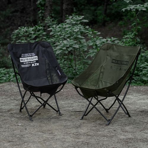 KZM Field Trekker Chair Low - Black-Goritta Works Sdn. Bhd. 202501017603 (1619017-X)