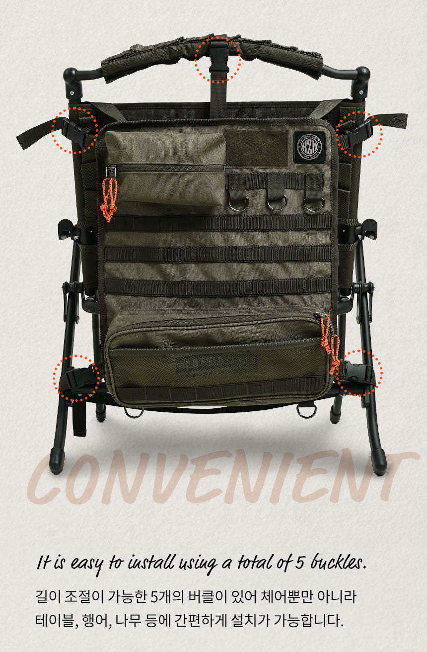 KZM Field Multi Organizer - Black-Goritta Works Sdn. Bhd. 202501017603 (1619017-X)