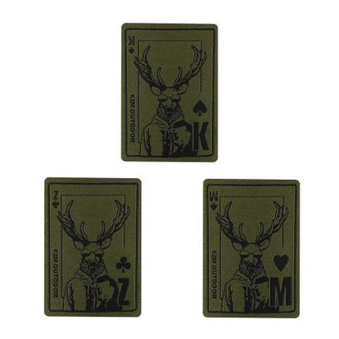 [Copy]KZM Weaving Wappen 3P Set Trump - Khaki