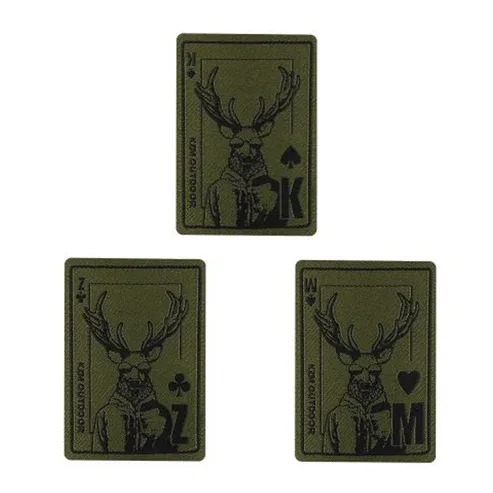 [Copy]KZM Weaving Wappen 3P Set Trump - Khaki