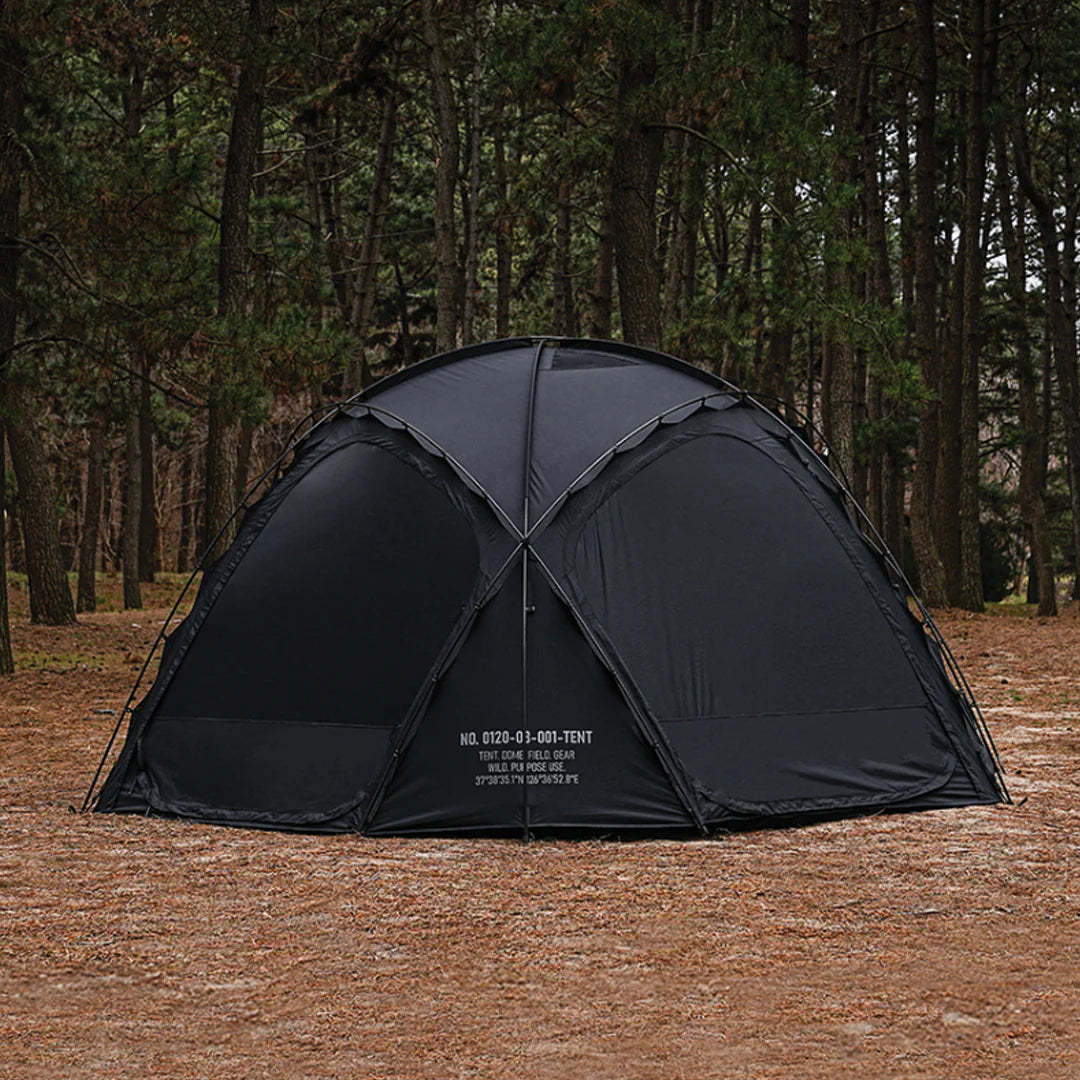 KZM Wild Field Nova Dome Tent + Black SMOG TPU